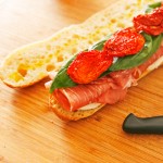 making sandwich
