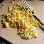 mashed egg