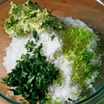 making the rice