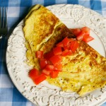 three cheese omelet