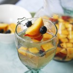 Blueberry Peach Sangria
