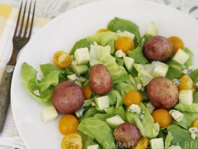 Warm Salad with Grilled New Potatoes