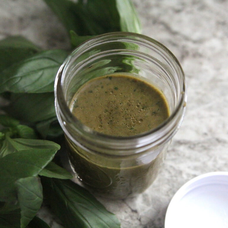 Balsamic Basil Vinaigrette