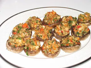 Lobster Stuffed Mushrooms