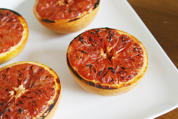 Broiled Grapefruit with Honey