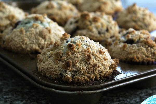 Blueberry Streusel Muffins recipe