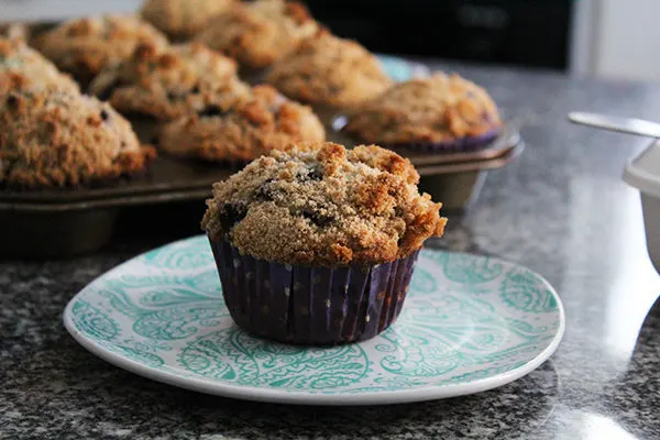 Bakery-Style Blueberry Muffins - Sarah's Day Off