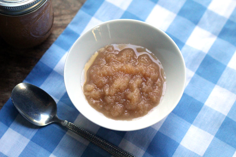 Spiced Applesauce with Honey | How to Can Applesauce