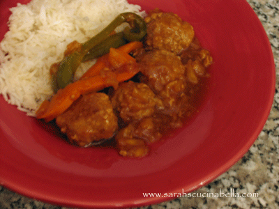 Hawaiian Turkey Meatballs