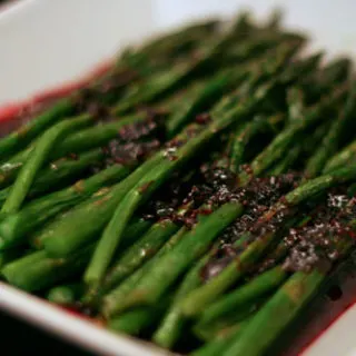 Roasted Asparagus with Raspberry Sauce