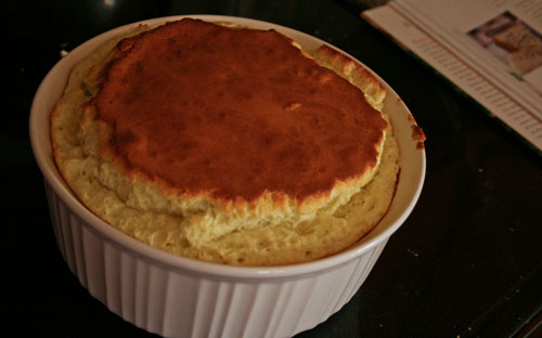 Blue Cheese Souffle
