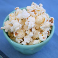 Cheesy Garlic Popcorn