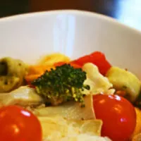 Roasted Vegetable and Lemon Tortellini Pasta