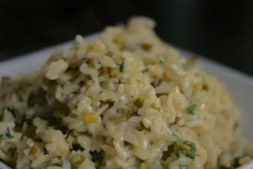 Garlic Scape Risotto