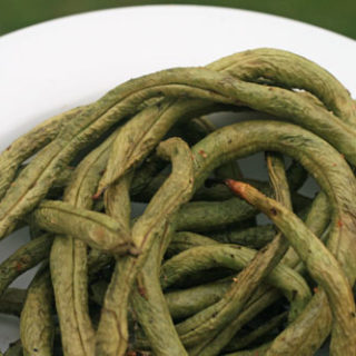 Grilled Pole Beans