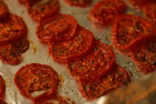 Slow-Roasted Plum Tomatoes