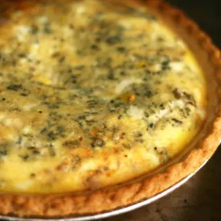 Blue Cheese and Caramelized Shallot Quiche Recipe