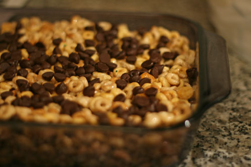 Easy Chocolate Cereal Bars