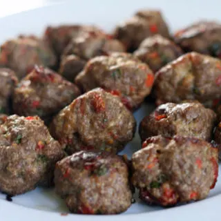 Sundried Tomato and Red Pepper Meatballs