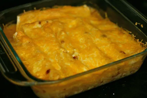 Lighter Chicken Enchiladas Recipe