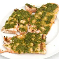 Grilled Pesto-Topped Salmon Recipe