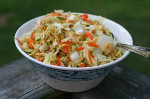 Sesame Soy Napa Cabbage Slaw Recipe
