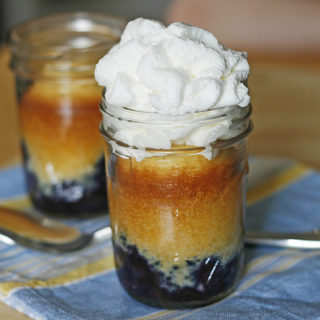 Blueberry Teacake in a Jar