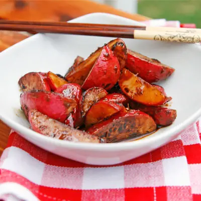 Recipe for Soy Ginger Sauteed Radishes