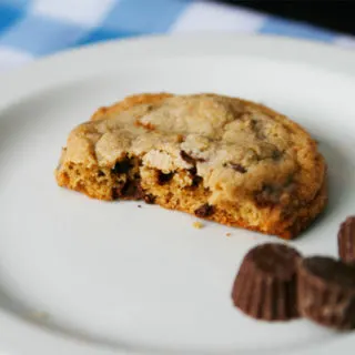 Peanut Butter Cup Whole Wheat Cookies