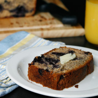 Whole Wheat Blueberry Bread