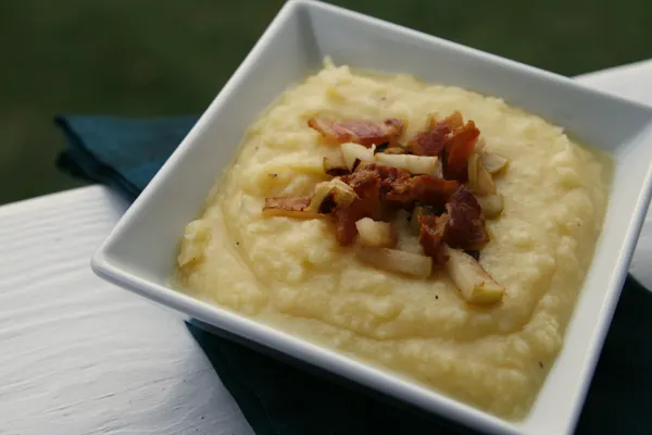 apple bacon cheddar mashed potatoes