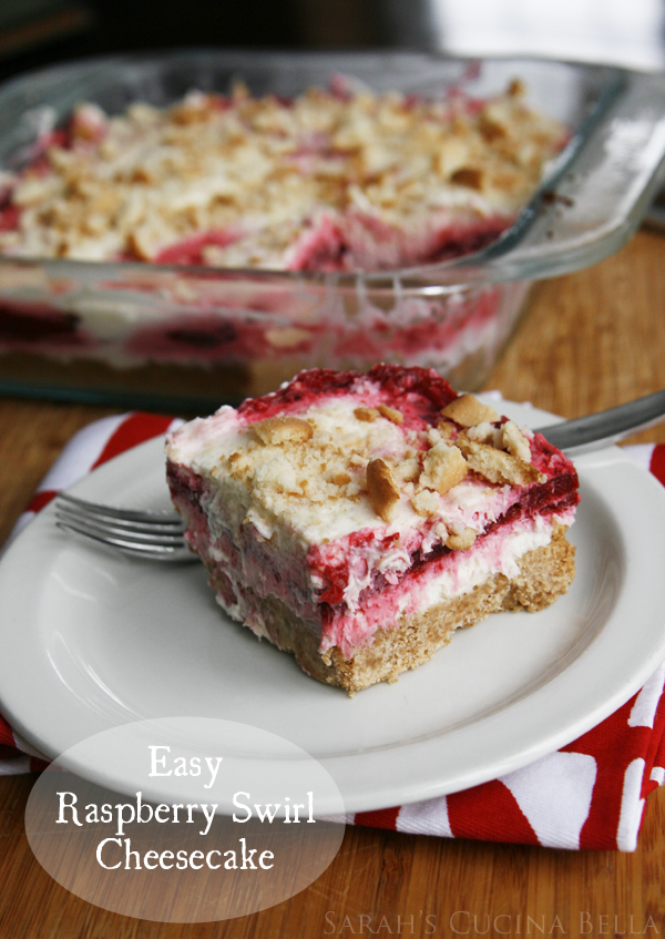 raspberry swirl cheesecake
