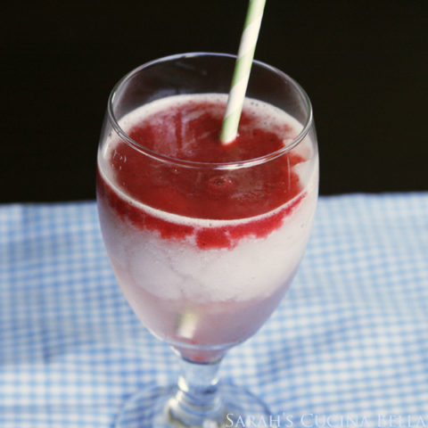 Homemade Strawberry Lemonade Slushies