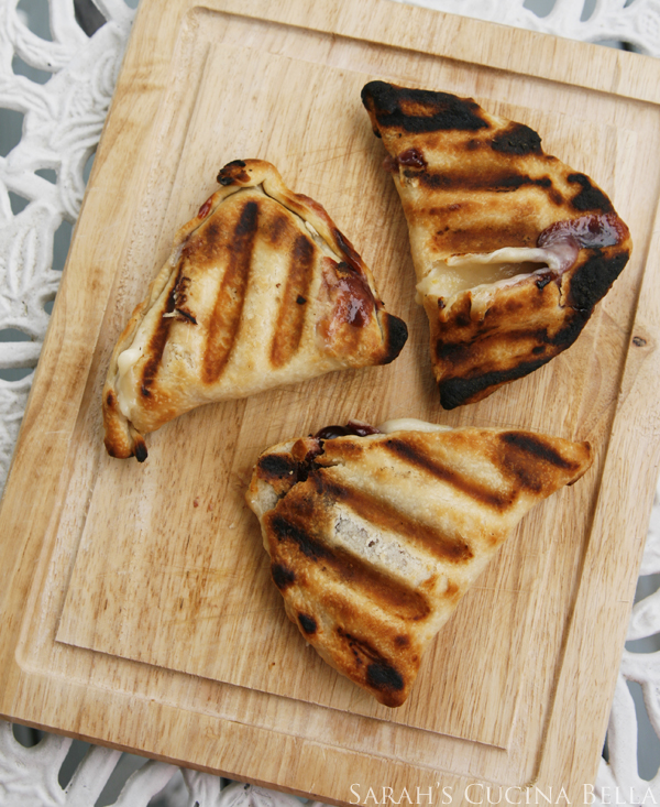 Grilled Dessert - Raspberry Cheesecake Turnovers