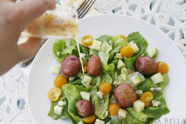 Warm Salad with Grilled New Potatoes