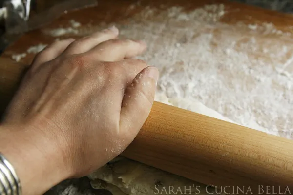 rolling biscuit dough