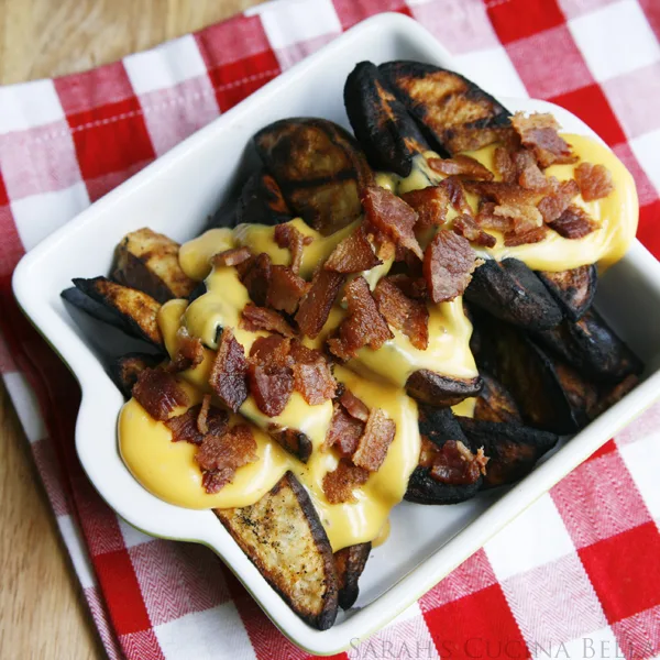 Cheesy Bacon Grilled Potato Wedges 2