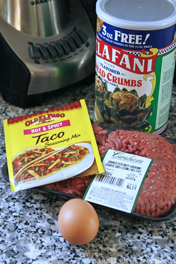 taco meatballs ingredients