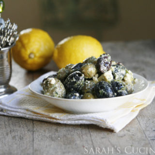 Lemon Garlic Herb Marinated Olives
