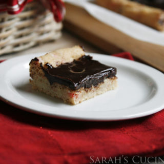 Peppermint Truffle Cookie Bars