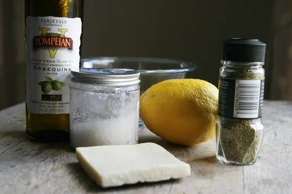 Romano Rosemary Lemon Vinaigrette Ingredients