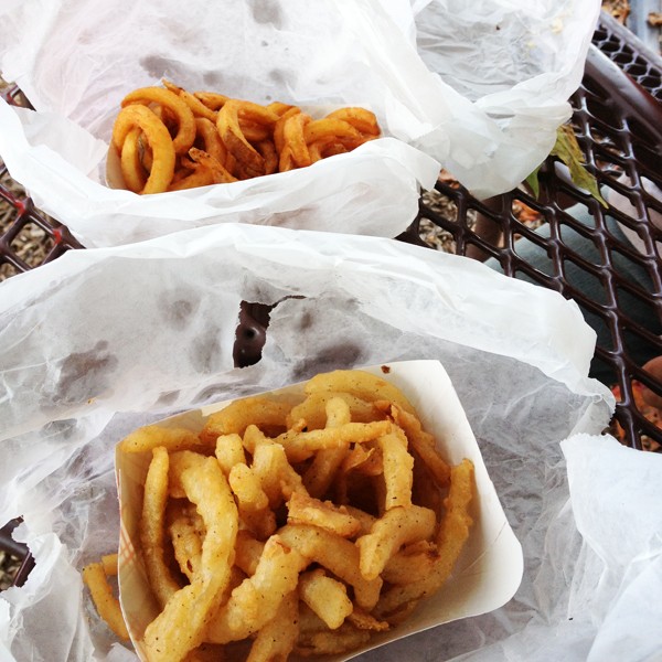 Zoar Drive In Fries Onion Rings