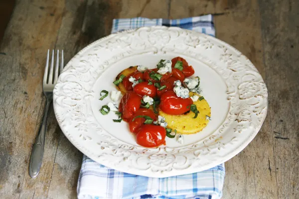 Tomato Basil Polenta