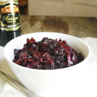 Warm Balsamic Red Cabbage and Beets Salad