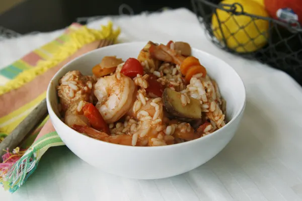 Slow Cooker Chicken and Shrimp Jambalaya Recipe