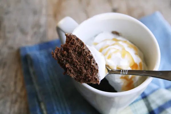 Chocolate Caramel Macchiato Mug Cake