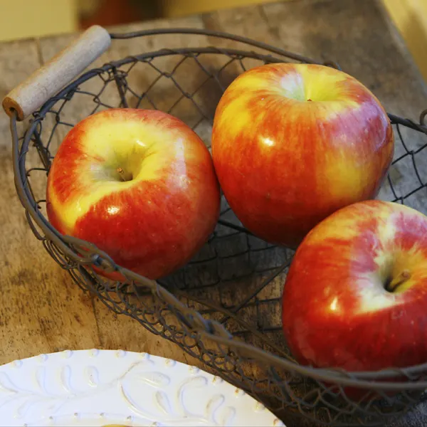 Ambrosia Apples in Basket
