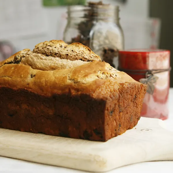 Beer Bread with Cinnamon and Raisins