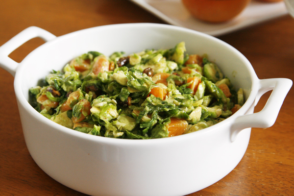 Brussels Sprouts Salad with Avocado