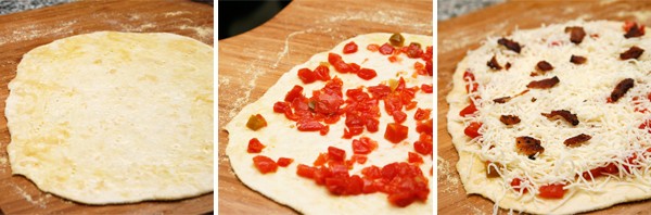 Making thin crust pizza
